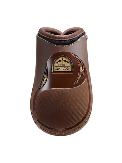 Protectores traseros marrones de salto Grand Slam Carbon Gel - Veredus
