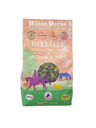 Golosinas de orégano y menta para caballos Herballs - Hilton Herbs