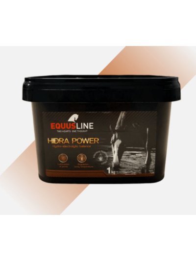 Suplemento alimenticio que favorece el equilibrio hidrico y electrolítico del caballo(1KG)-Hidra Power - Equus Line