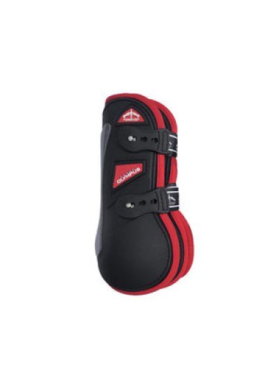 Black and red front tendon jumping boots Olympus - Veredus
