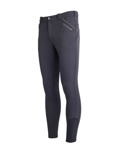 Pantalones azul marino con bolsillos y detalles grises para hombre Klkenton - Kingsland