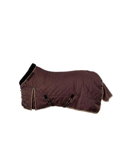 Manta de cuadra color burdeos para caballo (1200D-250g) - BR