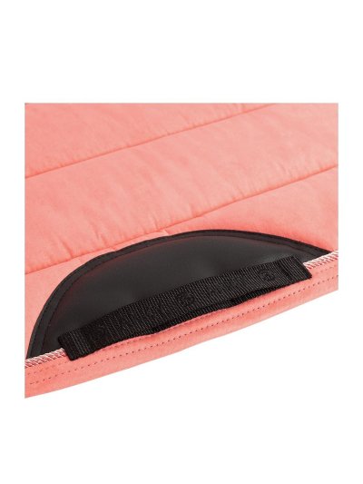 Sudadero de doma rosa (Sugar Coral) con antideslizante en la cruz, cordón decorativo en los bordes y refuerzo en el paso de cincha para caballo - Anky - imagen 4