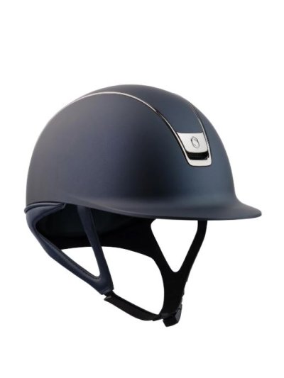 Casco azul marino mate con detalle frontal plateado - Shadowmatt 2.0 - Samshield