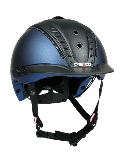 Casco para montar a caballo azul oscuro y negro Mistrall 2 Edition - Casco