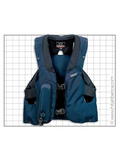Chaleco air bag de protección azul marino MLV2H - Hit Air
