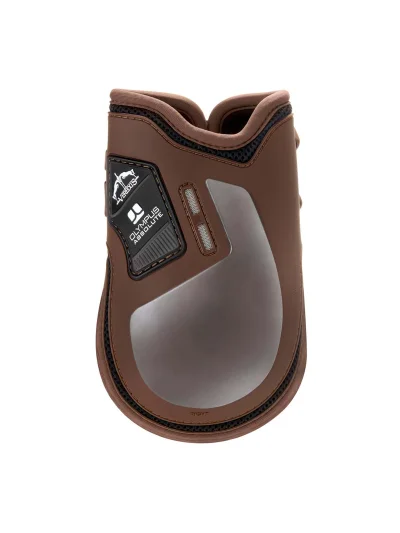 Brown rear fetlock jumping boots Olympus Absolute - Veredus