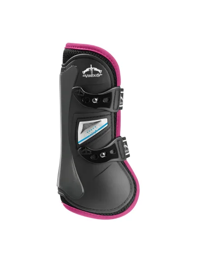 Protectores delanteros negros y rosa de salto Olympus - Veredus