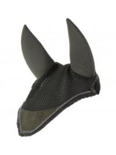 Orejeras verde (Winter Moss) con brillantes en los bordes y orejas antirruido para caballo - Anky