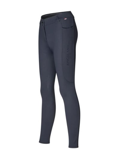 Navy blue winter pants (full grip) for women with side pocket – KLKornelia - Kingsland