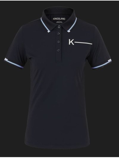 Polo à manches courtes bleu marine pour femme KLgreta - Kingsland