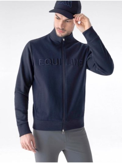 Chaqueta azul marino sin capucha técnica para hombre Egar - Equiline