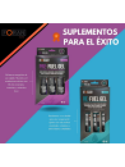 Suplemento energetico para caballos -Foran-Vitaminas Pre-Fuel Gel Triple Pack (3x60ml) - imagen 3