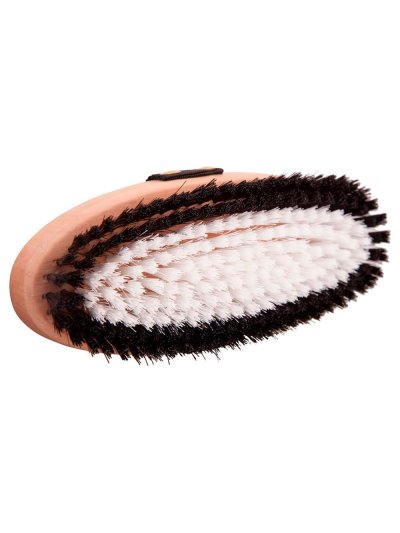 Brosse moyen noir et blanc de poils doux pour le corps (mesure 10x20x20 cm) - Premiere - imagen 2