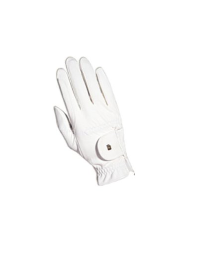 Guantes de montar a caballo blancos con grip Roeck grip - Roeckl