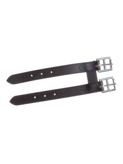Prolongador de cincha de cuero negro - Lexhis