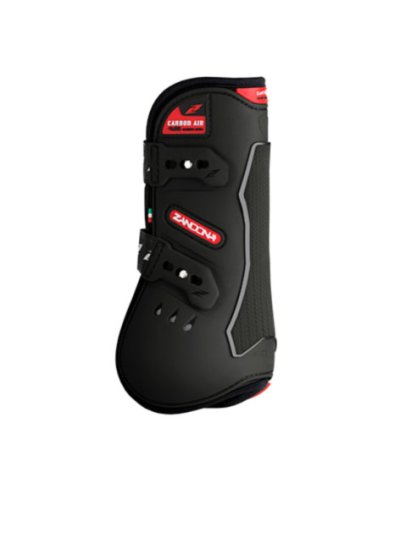 Pack of 2 black front jump protectors carbon air model - Zandona