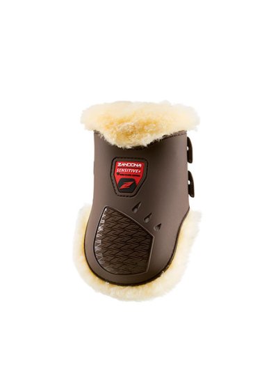 Pack of 2 brown rear protectors for jumping model carbon air techno fur tendon - Zandona