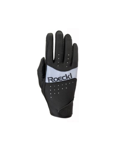 Guantes de montar a caballo negros y grises transpirables MARBACH - Roeckl