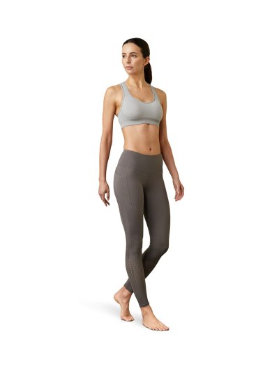 Mallas de montar a caballo grises (grip culera) para mujer EOS - Ariat