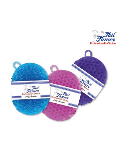 Manopla de caoutchouc violette pour la ducha - Professional choice