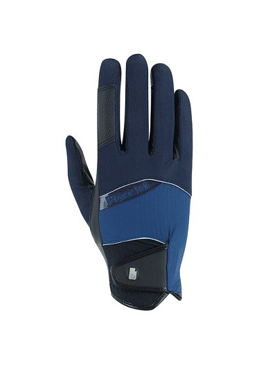 Guantes de montar a caballo azules transpirables MILLERO - Roeckl