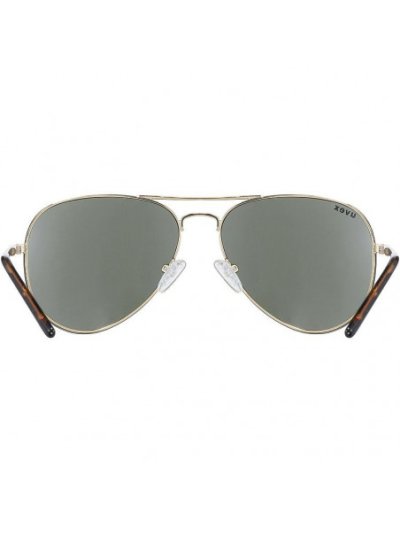 Gafas de sol estilo aviador doradas con cristales verdes lgl 45 - UVEX - imagen 2
