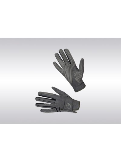 Grey horseback riding gloves model V-skin - Samshield