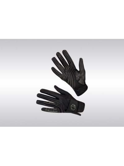 Black horse riding gloves – V-Skin model - Samshield