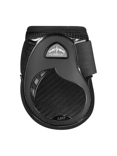 Black rear fetlock boots for young horses Young Jump Vento - Veredus