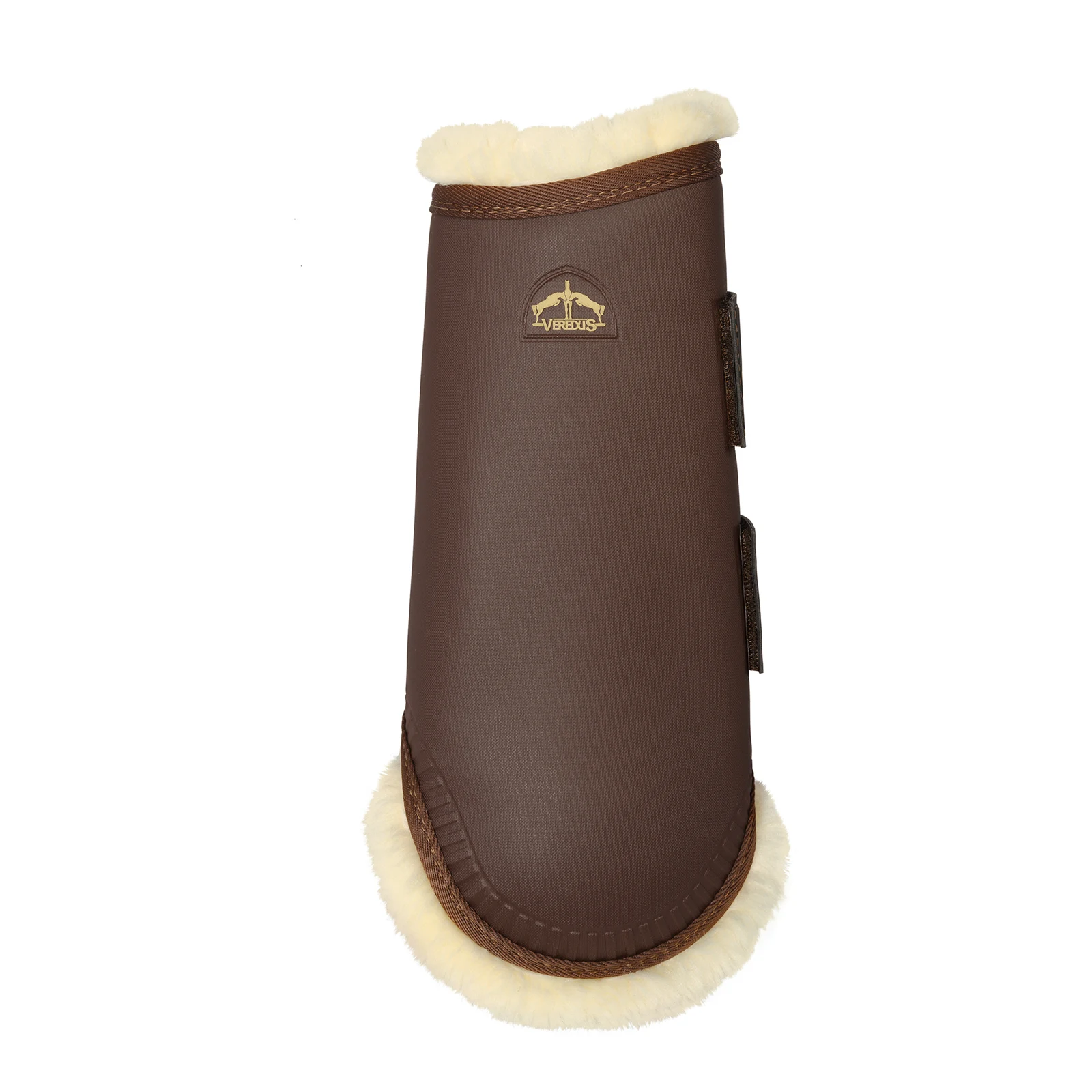 Protectores traseros de entrenamiento y paddock marrones con borreguillo TRB Save the Sheep - Veredus