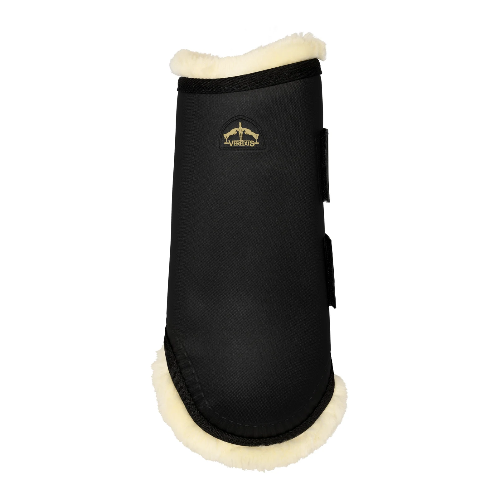 Protectores traseros de entrenamiento y paddock negros con borreguillo TRB Save the Sheep - Veredus